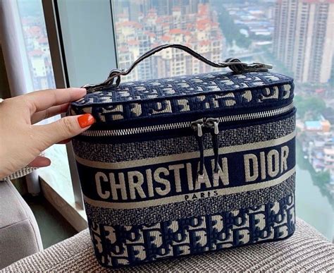 dior makeup vanity case|Dior vanity case bag.